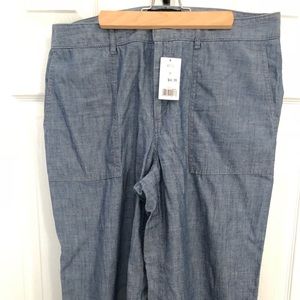 Banana republic wide legged denim pants